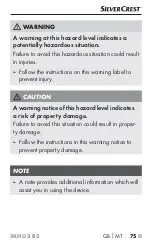 Preview for 79 page of Silvercrest 340482 1910 Operating Instructions Manual