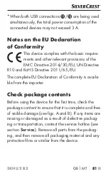 Preview for 85 page of Silvercrest 340482 1910 Operating Instructions Manual