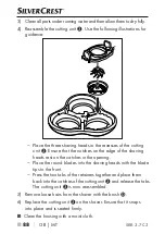 Предварительный просмотр 92 страницы Silvercrest 340530 1910 Operating Instructions Manual