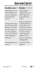 Preview for 42 page of Silvercrest 341802 1910 Operating Instructions Manual