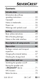 Preview for 56 page of Silvercrest 341802 1910 Operating Instructions Manual