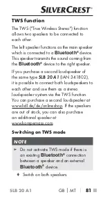 Preview for 84 page of Silvercrest 341802 1910 Operating Instructions Manual