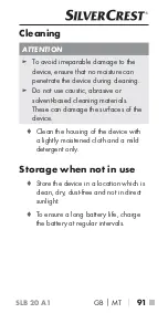 Preview for 94 page of Silvercrest 341802 1910 Operating Instructions Manual