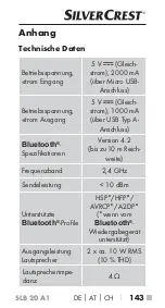 Preview for 146 page of Silvercrest 341802 1910 Operating Instructions Manual