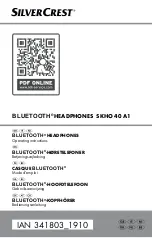 Preview for 1 page of Silvercrest 341803 1910 Operating Instructions Manual