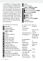 Предварительный просмотр 8 страницы Silvercrest 344218 1910 Operation And Safety Notes