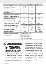 Предварительный просмотр 10 страницы Silvercrest 344218 1910 Operation And Safety Notes