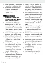 Предварительный просмотр 104 страницы Silvercrest 344218 1910 Operation And Safety Notes