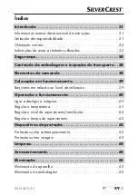 Preview for 52 page of Silvercrest 346692 2001 Operating Instructions Manual