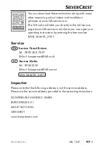 Preview for 100 page of Silvercrest 346692 2001 Operating Instructions Manual