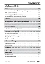 Preview for 102 page of Silvercrest 346692 2001 Operating Instructions Manual