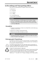 Предварительный просмотр 46 страницы Silvercrest 346881 2001 Operating Instructions Manual