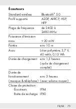 Предварительный просмотр 75 страницы Silvercrest 351364 2007 Operation And Safety Notes