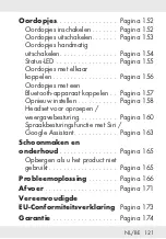 Предварительный просмотр 121 страницы Silvercrest 351364 2007 Operation And Safety Notes