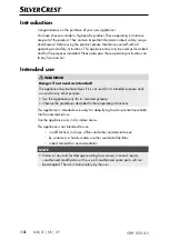 Preview for 5 page of Silvercrest 352648 2010 Operating Instructions Manual