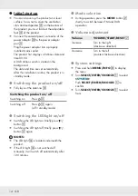 Preview for 13 page of Silvercrest 352706 2010 Operation And Safety Notes