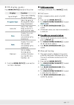 Preview for 16 page of Silvercrest 352706 2010 Operation And Safety Notes