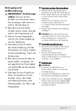 Preview for 10 page of Silvercrest 352736 2010 Operation And Safety Notes