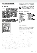 Preview for 7 page of Silvercrest 352742 2010 Quick Start Manual