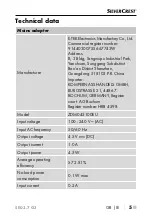 Preview for 8 page of Silvercrest 353054_2007 Operating Instructions Manual