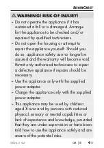 Preview for 12 page of Silvercrest 353054_2007 Operating Instructions Manual