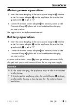 Preview for 14 page of Silvercrest 353054_2007 Operating Instructions Manual