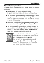 Preview for 24 page of Silvercrest 353054_2007 Operating Instructions Manual