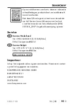 Preview for 94 page of Silvercrest 353054_2007 Operating Instructions Manual