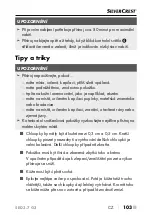 Preview for 106 page of Silvercrest 353054_2007 Operating Instructions Manual