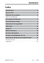 Preview for 4 page of Silvercrest 353056 2007 Operating Instructions Manual