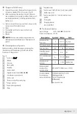 Preview for 8 page of Silvercrest 353120 2007 Operation And Safety Notes