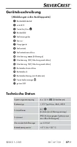 Предварительный просмотр 60 страницы Silvercrest 353244 2007 Operating Instructions Manual