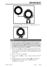 Preview for 14 page of Silvercrest 353468 2007 Operating Instructions Manual