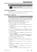 Preview for 22 page of Silvercrest 353468 2007 Operating Instructions Manual