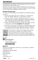 Preview for 191 page of Silvercrest 353844 2010 Operating Instructions Manual