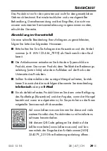 Preview for 42 page of Silvercrest 354079 2010 Operating Instructions Manual