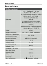 Preview for 123 page of Silvercrest 354079 2010 Operating Instructions Manual