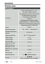 Preview for 183 page of Silvercrest 354079 2010 Operating Instructions Manual