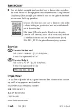 Предварительный просмотр 69 страницы Silvercrest 354153 2010 Operating Instructions Manual