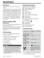 Preview for 5 page of Silvercrest 356366 2004 Operating Instructions Manual