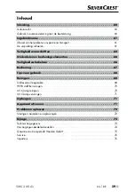 Предварительный просмотр 62 страницы Silvercrest 359246_2007 Operating Instructions And Safety Instructions