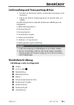 Preview for 22 page of Silvercrest 359282_2007 Operating Instructions And Safety Instructions