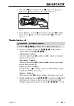 Preview for 68 page of Silvercrest 359282_2007 Operating Instructions And Safety Instructions