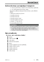 Preview for 80 page of Silvercrest 359282_2007 Operating Instructions And Safety Instructions