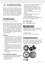 Preview for 69 page of Silvercrest 359294 2010 Assembly, Operating And Safety Instructions