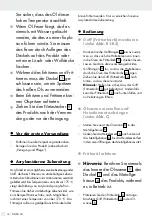 Preview for 12 page of Silvercrest 359395 2007 Operation And Safety Notes