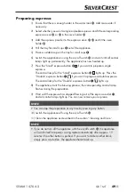 Preview for 52 page of Silvercrest 359628 2101 Operating Instructions Manual