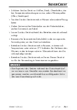 Preview for 78 page of Silvercrest 359628 2101 Operating Instructions Manual