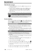 Preview for 99 page of Silvercrest 359628 2101 Operating Instructions Manual