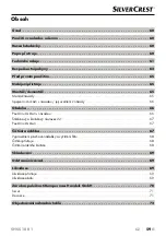 Preview for 62 page of Silvercrest 359922 2101 Operating Instructions Manual